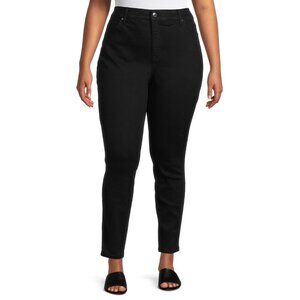 Terra & Sky Women's Plus Size Skinny Jeans, Size 22W, 29" Inseam, High Rise